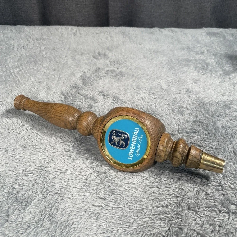 Vintage Lowenbrau Special Beer Wood Tap Handle 12
